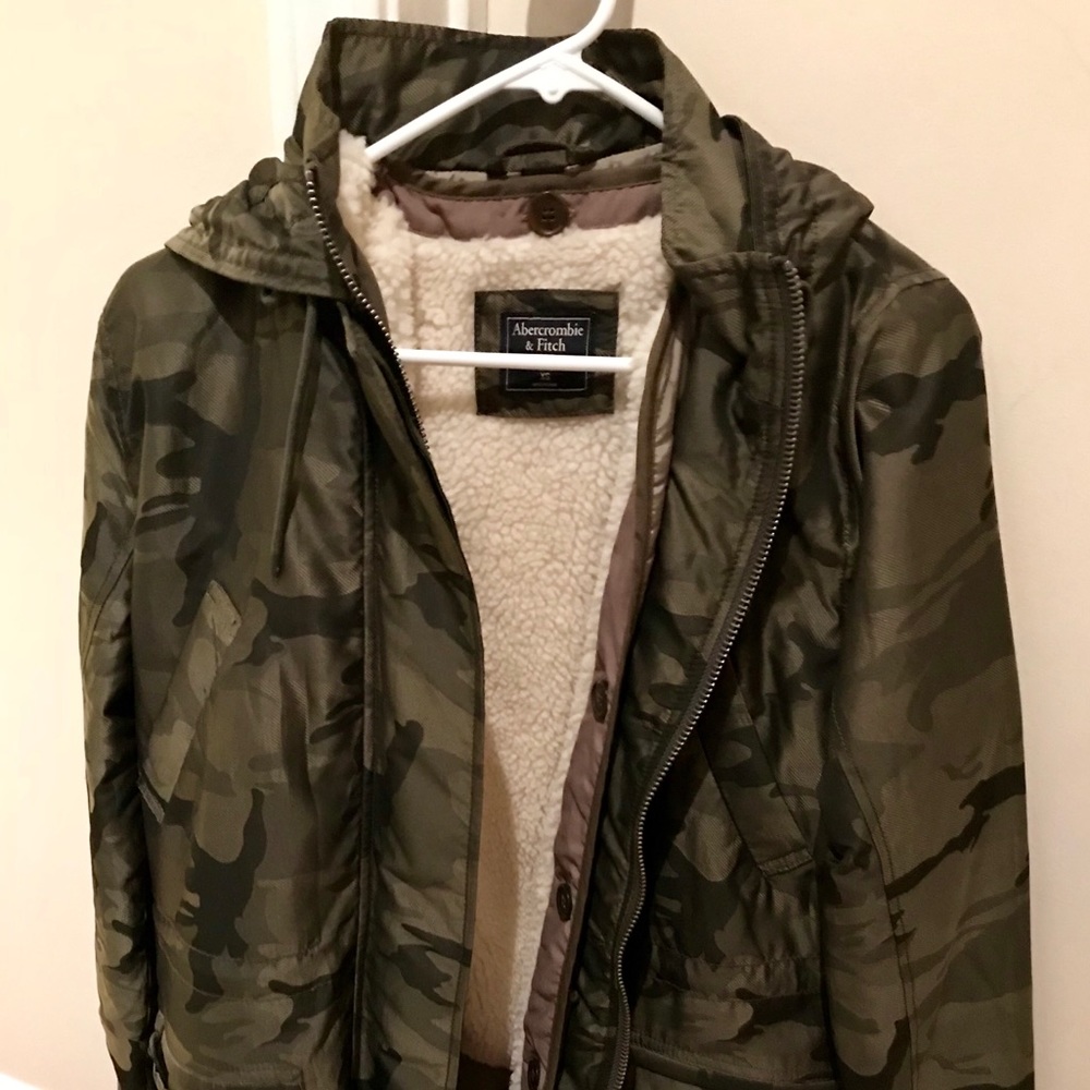 Abercrombie camouflage coat